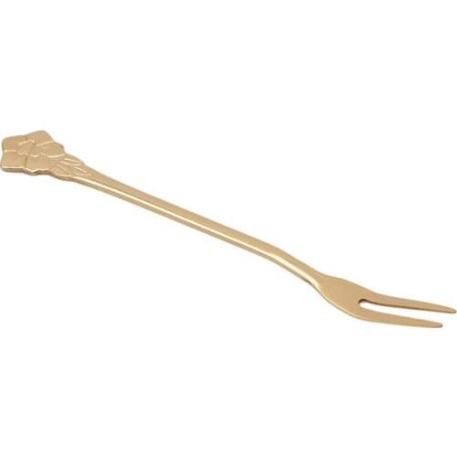 Stainless Steel Food Fruit Forks Western Style Salad Snacks Dessert Food Muti-functional Two-tine Forks Dinnerware Supplies