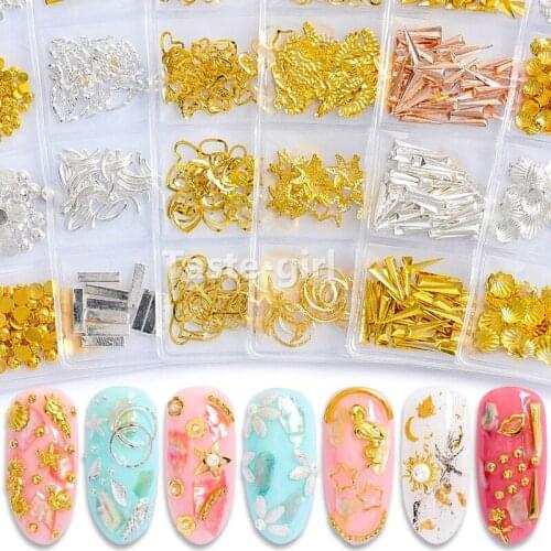 1 Pack Mixed Style 3D Nail Art Decorations Charms Studs Kawaii Nails Accessories Rivet Nail Supplies For Professionals Designs