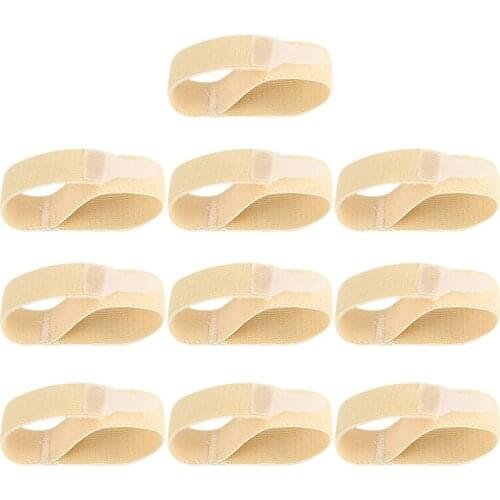 10Pcs Finger Brace Splint Support Finger Toe Splint Wraps Separator for Finger