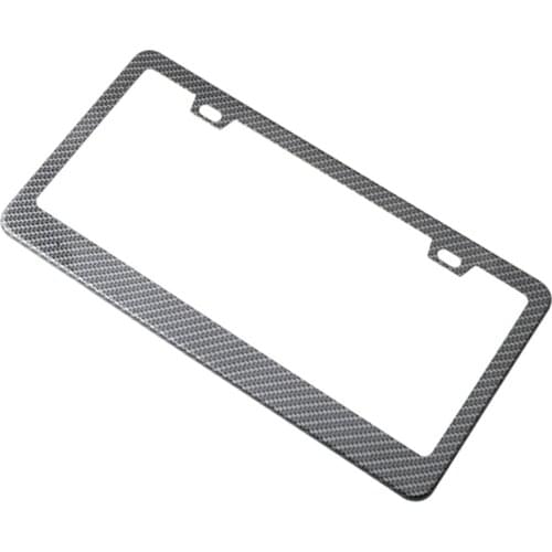 2Pcs US Specification License Plate Frame License Plate Frame Bracket with Standard Screw Kits