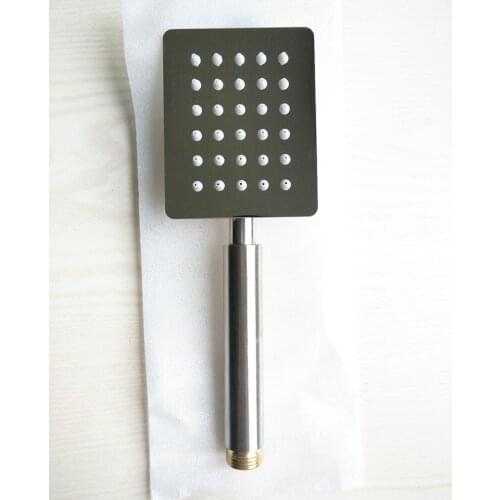 Free shipping Fashion stainless steel hand shower with polished hand shower with square shower and round shower