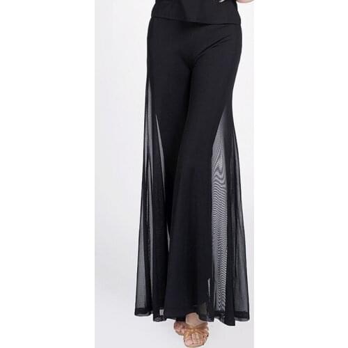 Modern Dance Trousers Lady Wide Leg Dancing Practice Pant Adult Summer National Standard Dance Trousers Square Dance Pants B6860