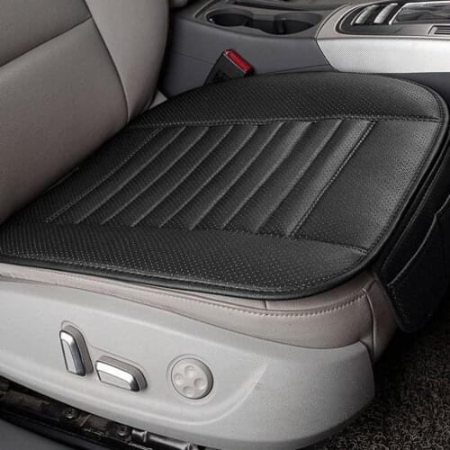 4 color Car Styling Bamboo Charcoal Car Seat Cover Breathable Car Interior Seat Cover Pad Backless Seat Cushion For Four Seasons