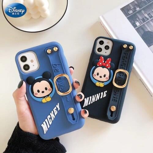 2021 New Disney Mickey Minnie Case with Holder for iPhone 11 Pro X SE Full Body Phone Back Cover zz0520-5