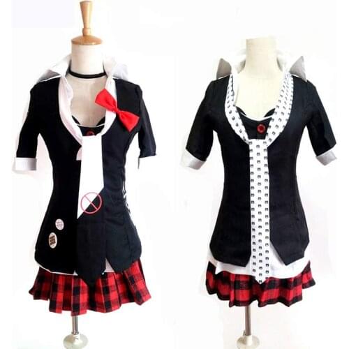 Danganronpa Cosplay Anime Junko Enoshima Emboitement Inushio Kimuchi Dangan Ronpa Trigger Happy Havoc Cosplay Costume