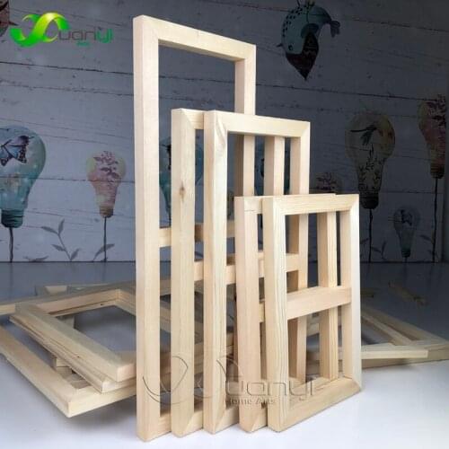 5 Panel DIY Wooden Inner Frame For Canvas Oil Painting Wall Picture Home Decoration Cuadros Wholesale Retail Best Quality