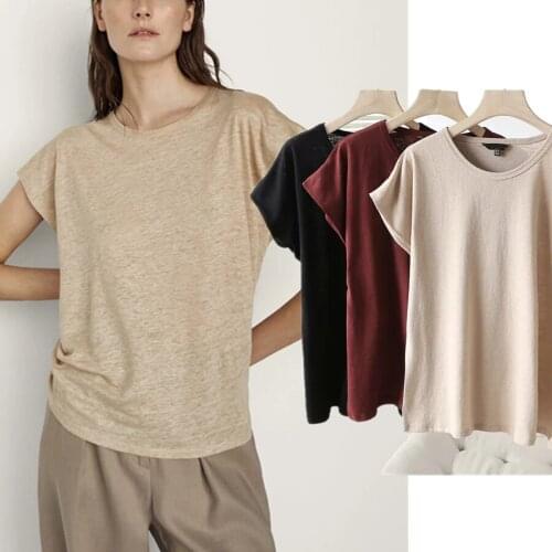 Jenny&Dave T Shirt Women Harajuku Tshirt Enlgand Indie Folk Simple O-neck Linen Casual SummerCamisetas Verano Mujer 2021 Tops