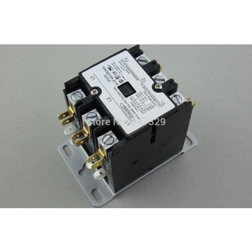 Hvacstar SA-3P-40A-208/240V Definite Purpose Contactor 3Poles 40FLA 208/240V AC Coil , DP Contactor, Air Conditioner Contactor