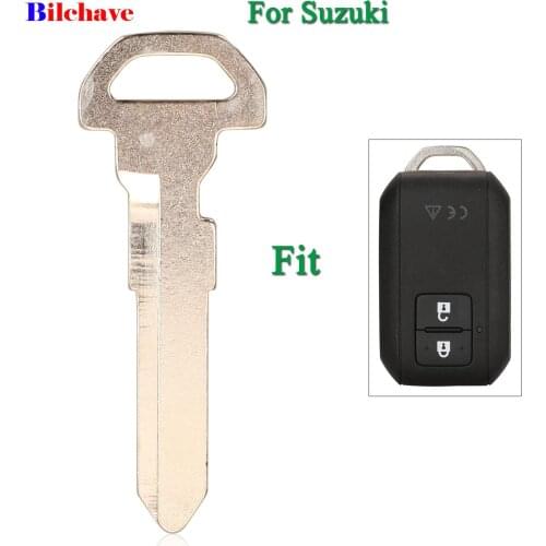 Bilchave For Suzuki Swift 2017 Fob Smart Remote Control Car Key Blank Uncut Blade Replacement