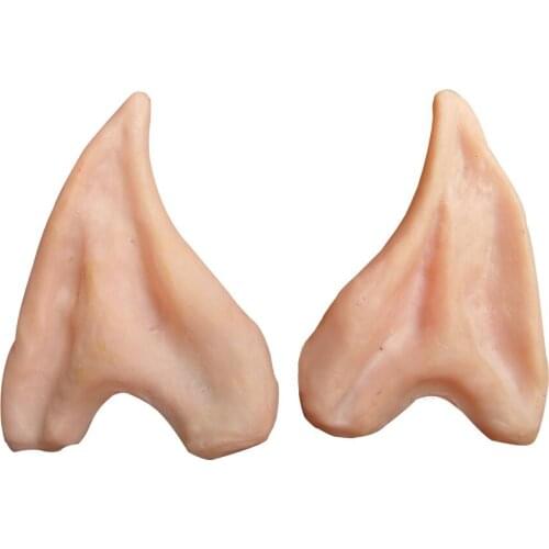 Jonggo 1Pair Pointed Fairy Elf Cosplay Halloween Costume Ear Tips Festival Decoration #30ph
