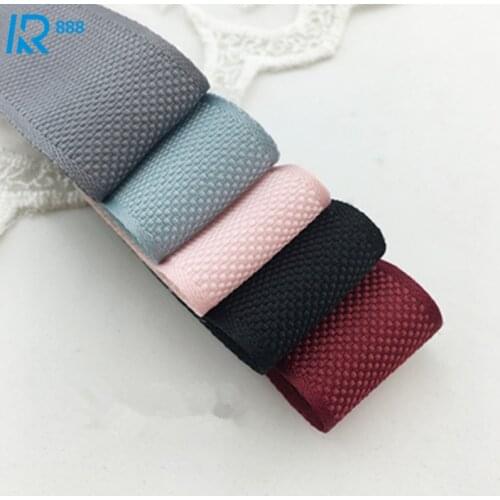 Kewgarden Handmade Tape DIY Bow Brooch Accessories Satin Ribbon 1.5" 38mm 25mm 1" Dot Cotton Ribbons 10 Yards