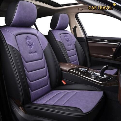 CAR TRAVEL leather car seat covers For honda freed stream accord 2018 crv civic jezz 2011 city 2010 fit hrv xrv car seats stylie