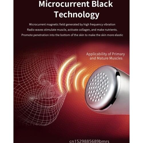 AKJ Magnetic Importer Iontophoresis Facial Beauty Massager Beauty Device