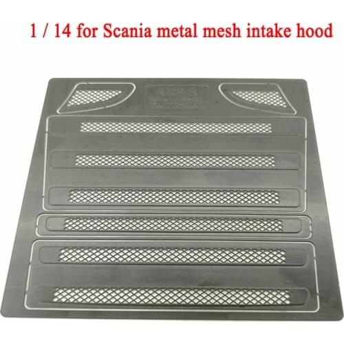 Metal Mesh Air Intake Cover Grating for 1/14 Tamiya RC Truck Car SCANIA R730 R470 R620 56327 Diy Parts