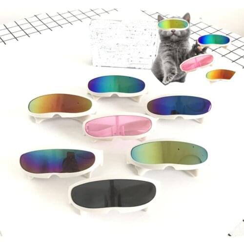Fashion Adjustable Pet Dog Cat UV Sunglasses Small Puppy Cats Cool Goggles Waterproof Windproof Eye Wear Protection Sun Glasses