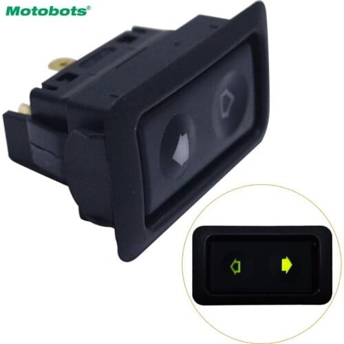 MOTOBOTS 20Pcs Universal 6Pins Auto Power Window Switch 12V/24V 10A-30A With illumination Indicator Single Button #AM1005