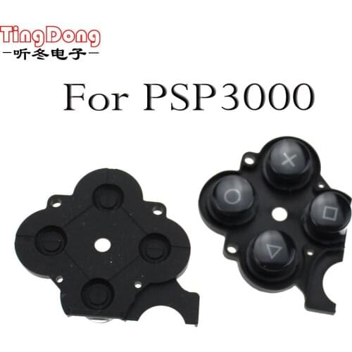 TingDong Buttons Key Pad Set for Sony PSP3000 Slim Console Replacement Right Button