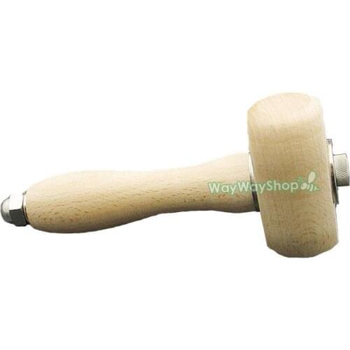 One Tool Hammer Strengthen Wood Handle 195mm Cutting Stamping Leather Craft Tools Beech