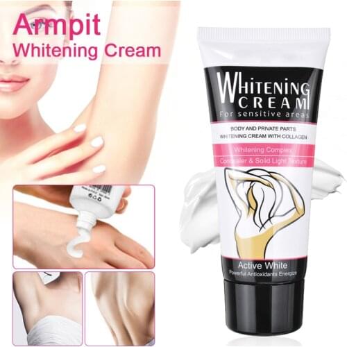 60ml Armpit Elbow Whitening Underarm Knee Thigh Body Skin Cream For Elbow Knee Private Parts Skin Whitener