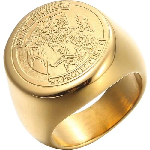 Peiyu Gold Rings For Men