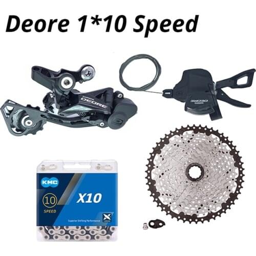 Shimano Deore m6000 1X10S derailleurs SL-M6000 10 speed shift lever cassette 36T 40T 42T 46T 50T freewheel KMC X10 10v Groupset