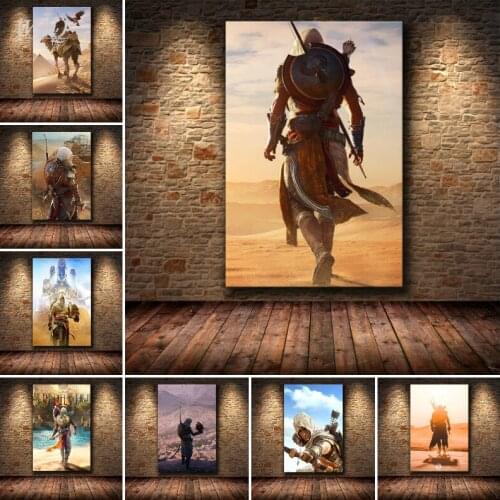 WTQ Assassins Game Poster Wall Decor Poster Canvas Painting Wall Art Picture Home Decor Photos for Childrens Room Decor