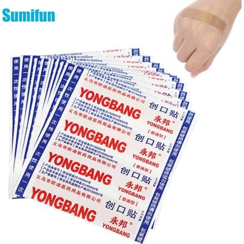 50pcs/box Breathable Waterproof First Aid Bandage Band Aid Hemostasis Adhesive Wound Dressings Paste Medical Plasters C2256