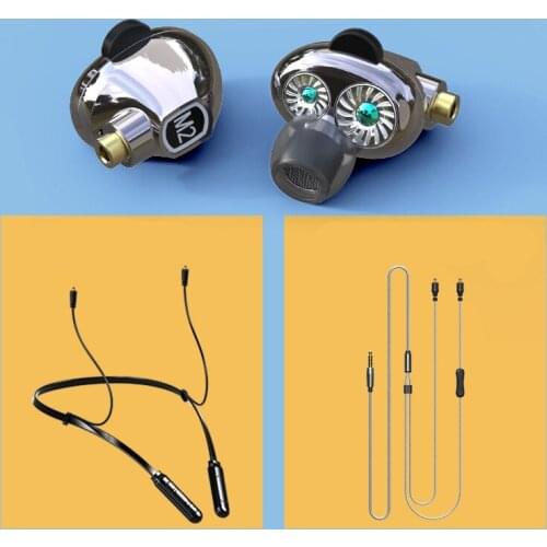 Sport Neckband Earphone Dual Purpose Removable BT5.0 Headset Intelligent Noise Reduction Waterproof In-ear Earbuds ADT M2