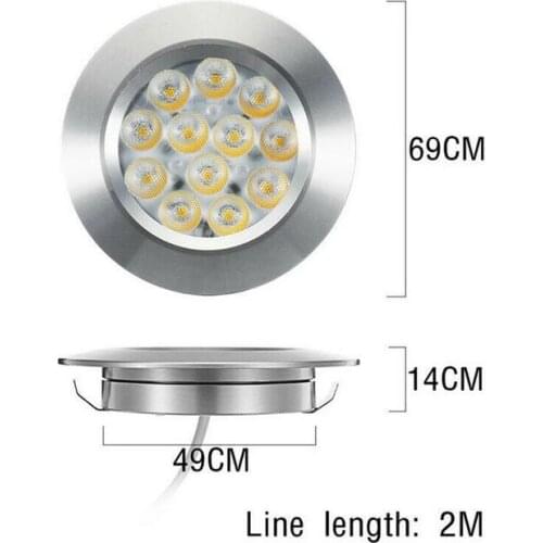 12V 3W LED ceiling lamp downlight Recessed Led spot light Aluminium Warm Cold White down light wall home decor cabinet