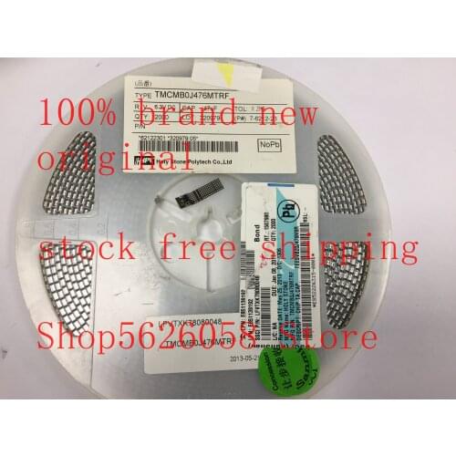 TMCMB0J476MTRF SMD 100% new original freeshipping 50PCS-3000PCS/LOT STOCK