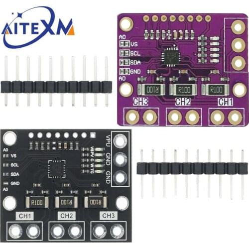 INA3221 Triple-Channel Module, High-Side Measurement, Shunt and Bus Voltage Monitor with I 2C- and SMBUS-Compatible Interface