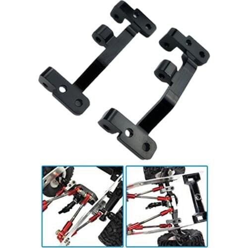 1Pair Metal Pull Rod Base Seat for WPL C24 C14 C14K C24K 1/16 RC Car Upgrade Parts Black