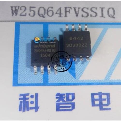 50PCS W25Q64FVSSIQ W25Q64FVSIQ 25Q64FVSSIQ 25Q64FVSIQ 25Q64 SOP-8 Free shipping