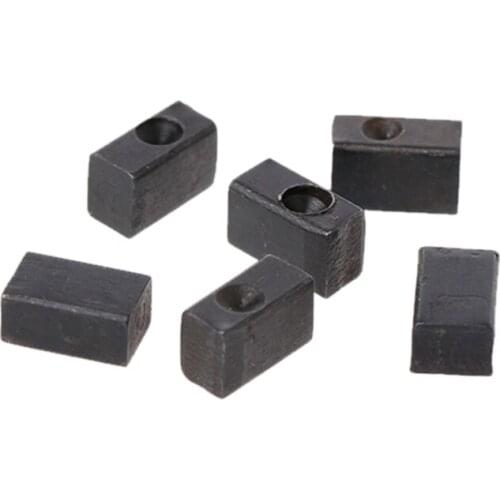 6 Pcs Electric Guitar Tremolo Bridge Saddle Clamp Locking String Insert Block