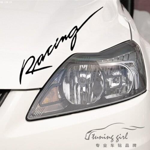 Car Stickers Racing Sports Creative Decals For Head Door Waterproof Vinyls Auto Tuning Styling 32x6cm & 50x9.5cm D20