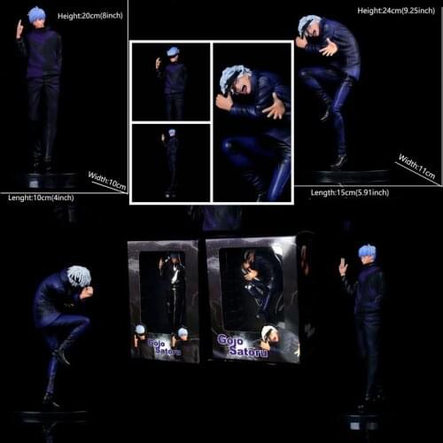 Anime Jujutsu Kaisen Gojo Satoru Action Figure Nobara Satoru Figure Q Version PVC Figurine Model Toys