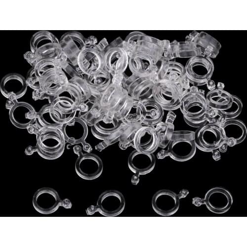 Fishing Pellet Bands, 100pcs Micro Pellet Bait Bands Coarse Carp Fishing Terminal Tackle