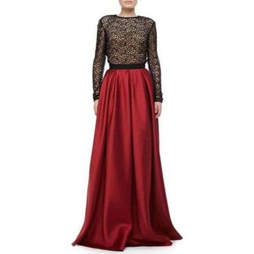 Customized Satin Long Skirts For Women Floor Length Long Satin Skirts To Prom High End Quality Female Bottom Custom Made