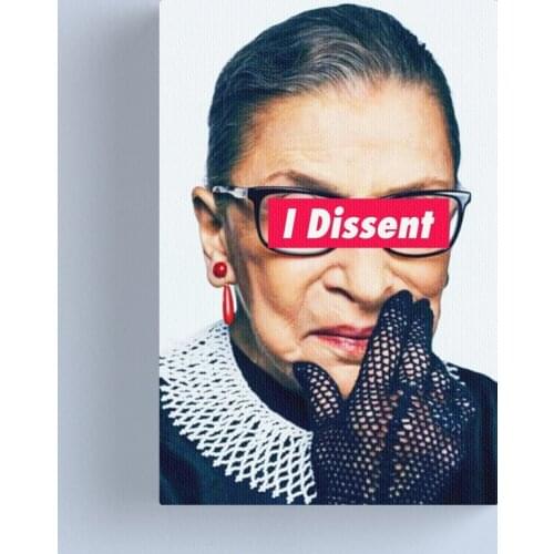 Picture Home Decor Old Lady Handsome Modular Canvas Painting Modern Dissent Gifts Printed Poster Wall Art Living Room No Frame