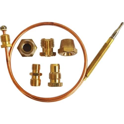 MENSI 36" Gas Stove Universal Thermocouple fireplace Replacement Kit Adaptors Fits Gas Fires/Boilers 5PCS