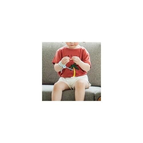 Summer 2020 new boys and girls coconut tree letter pattern casual short-sleeved T-shirt