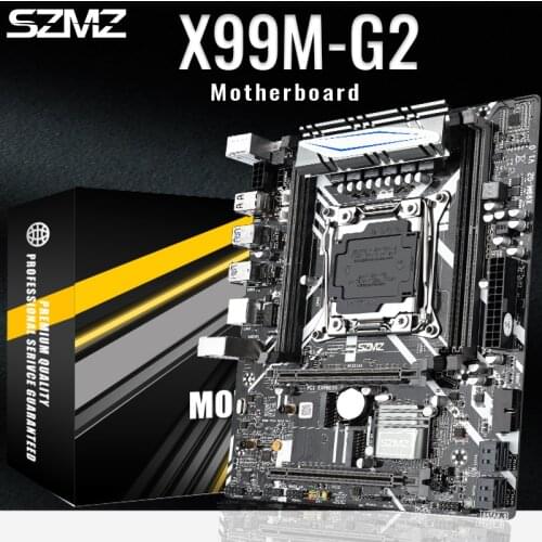 SZMZ X99M-G2 Motherboard LGA2011-3 Dual Channels with NVME SSD M.2 WIFI-M2 USB 3.0 Support E5 2678V3 E5 2620V3 E5 2650V3