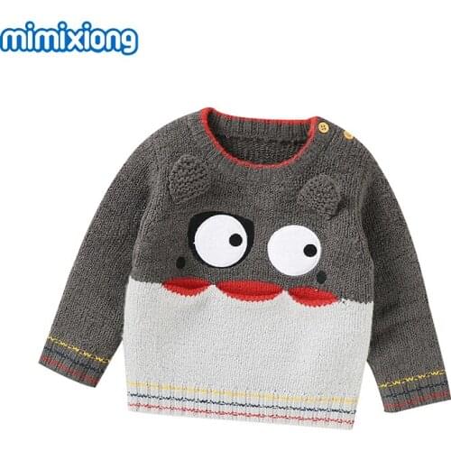 Cute Baby Sweaters Clothes Autumn Casual Long Sleeve Newborn Boys Girls Pullovers Tops Winter Warm Knitted Infant Bebes Knitwear