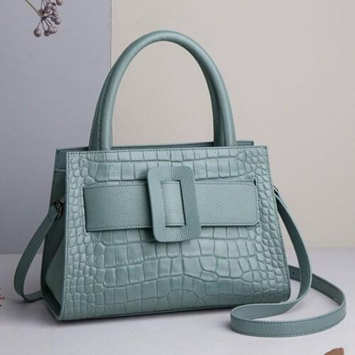 Fashion cowhide shoulder bags 2021 womens brand genuine leather handbag for women designer all-match messenger crossbody bag