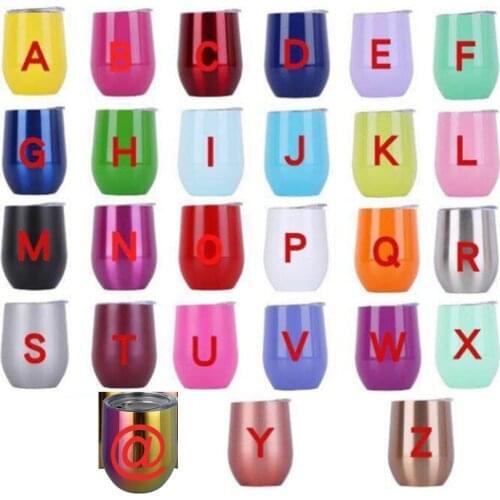 Wholesale 12oz Wine Beer Swig Thermos Tumbler Stainless Steel Wine Glass Egg Cup Wine Vacuum Insulated Beer Mug Wedding Party