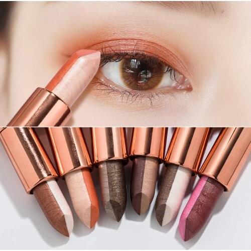 Eyeshadow Stick Summer Style Convenient Gradient Color Eye Shadow Gel for Girl