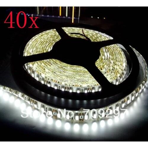 FREE DHL/FEDEX 200m/lot 600LED 3528 SMD white/warm white/red/blue/green/yellow waterproof DC12V 120LED/m LED strip,T-09