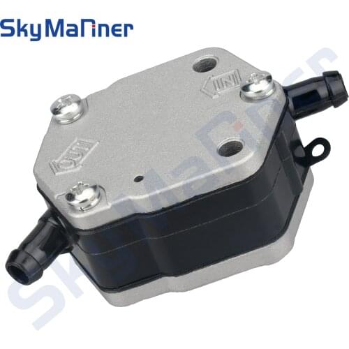 6E5-24410 Fuel Pump For Yamaha Outboard Motor 2T 115HP to 300HP LZ V4 V6 6E5-24410-10 8mm Fuel Connector 6E5-24410-00