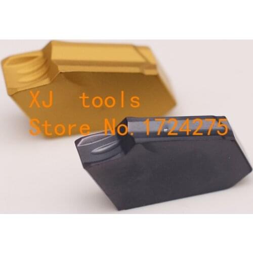 10PCS Single Cutting inserts SP200 SP300 SP400 SP500 Coating Yellow/Black for Steel/Stainless Steel Cutting blade SPB26/32