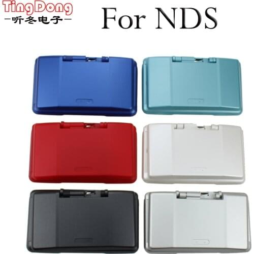 TingDong 7 Colors In Stock Full Housing Shell Case For Nintend DS Shell Housing Cover Case Full Set With Button For NDSCase